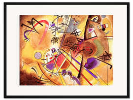 Gerahmter Kunstdruck Kleiner Traum in Rot - Wassily Kandinsky