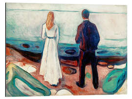 Magnettafel Zwei Menschen. Die Einsamen