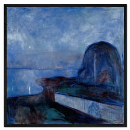 Gerahmter Kunstdruck Sternennacht