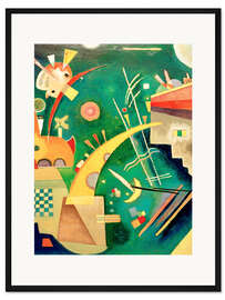 Gerahmter Kunstdruck Hornform