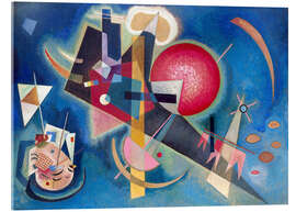 Acrylic print  In the blue - Wassily Kandinsky