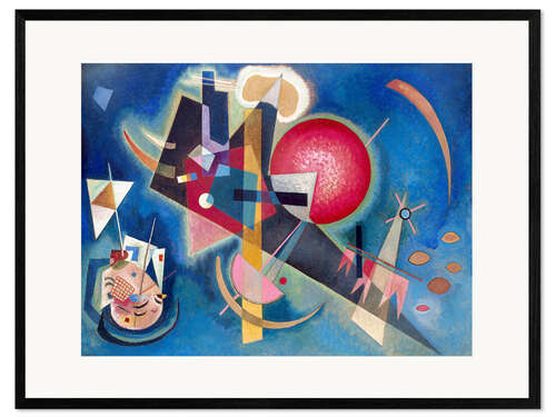 Innrammet kunsttrykk In blue