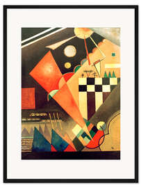 Gerahmter Kunstdruck Scharfruhiges Rosa