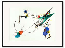 Gerahmter Kunstdruck Einfaches Aquarell