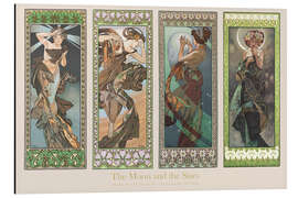 Aluminium print The Moon and the Stars - Alfons Mucha