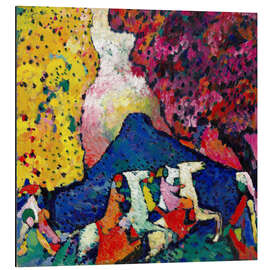 Magnettafel Blauer Berg