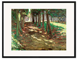 Framed art print Park of Saint Cloud