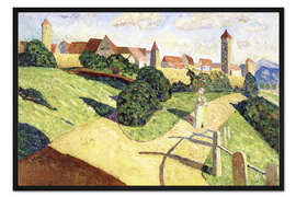 Gerahmter Kunstdruck Alte Stadt