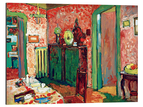 Print på aluminium Interior (My Dining Room)  / Painting 1909