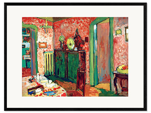 Ingelijste kunstdruk Interior (My Dining Room)  / Painting 1909