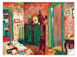 Selvklæbende plakat Interior (My Dining Room)  / Painting 1909