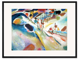 Gerahmter Kunstdruck Landschaft (Dünaburg)