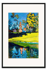 Gerahmter Kunstdruck Rote Kirche