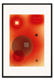 Gerahmter Kunstdruck Lastend