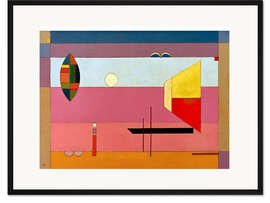 Gerahmter Kunstdruck Kühle Streifen