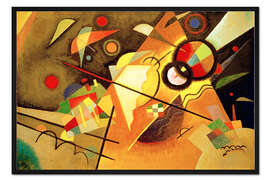 Gerahmter Kunstdruck Gelbe Spitze