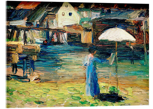 Acrylic print Kallmünz - Gabriele Münter Painting I