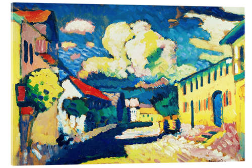 Acrylglasbild Murnau - Dorfstraße