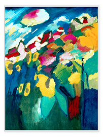 Wall print  Murnau - the garden II - Wassily Kandinsky