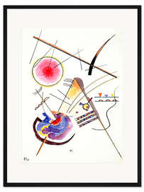 Gerahmter Kunstdruck Aquarell aus dem Gästebuch Hess