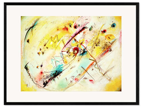 Gerahmter Kunstdruck Helles Bild