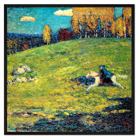 Gerahmter Kunstdruck Der blaue Reiter