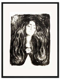 Gerahmter Kunstdruck Die Brosche, Eva Mudocci