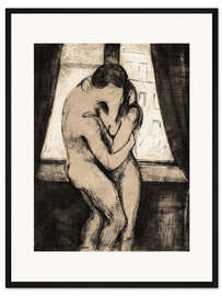 Gerahmter Kunstdruck Der Kuss