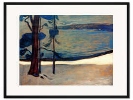 Gerahmter Kunstdruck Winter in Nordstrand