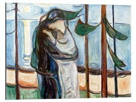 Magnettafel Kuss am Strand