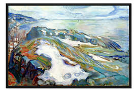 Gerahmter Kunstdruck Winterlandschaft, 1915
