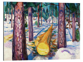 Magnettafel Der gelbe Baumstamm