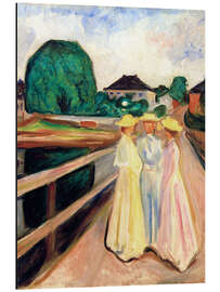 Quadro em alumínio The Women on the Bridge
