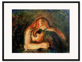 Gerahmter Kunstdruck Vampir III