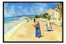 Gerahmter Kunstdruck Promenade des Anglais, Nizza