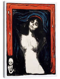 Obraz na płótnie  Madonna, 1895 - Edvard Munch