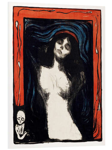 Foam board print Madonna, 1895