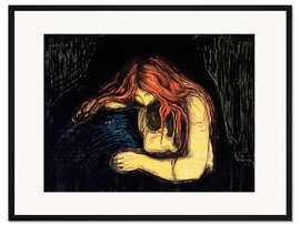 Gerahmter Kunstdruck Vampir II