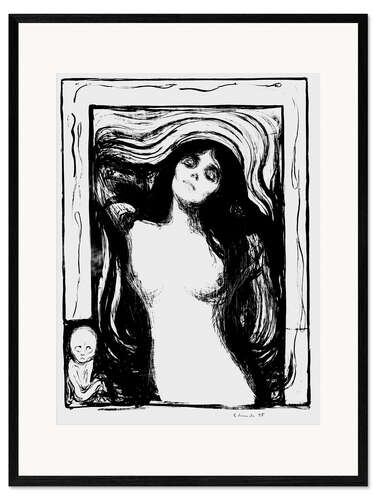 Kunsttryk i ramme Madonna S/H