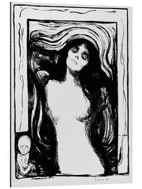 Magnettafel Madonna s/w