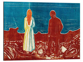 Magnettafel Zwei Menschen. Die Einsamen III