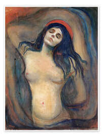 Tableau  La Madonne - Edvard Munch
