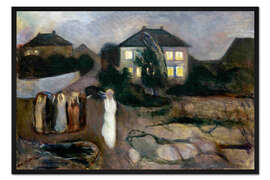Gerahmter Kunstdruck Der Sturm