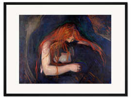 Gerahmter Kunstdruck Vampir