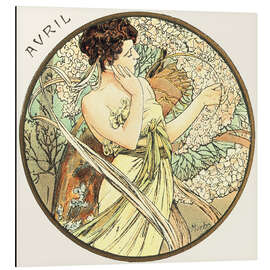 Magnettafel Die Monate - April (Avril)