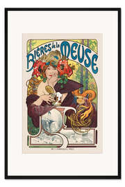 Gerahmter Kunstdruck Bières de la Meuse