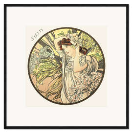 Framed art print The Months - June (Juin)