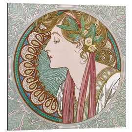 Magnettafel Lorbeer (Detail)