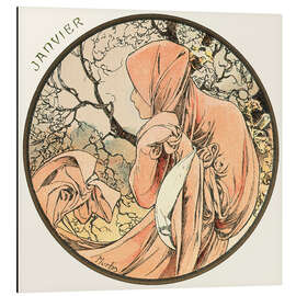 Magnettafel Die Monate - Januar (Janvier)