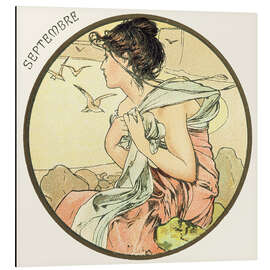 Magnettafel Die Monate - September (Septembre)